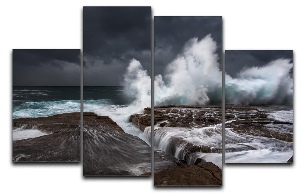 The Might 4 Split Panel Canvas - Canvas Art Rocks - 1