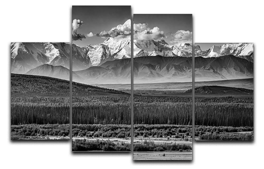 The Alaskan Range 4 Split Panel Canvas - Canvas Art Rocks - 1