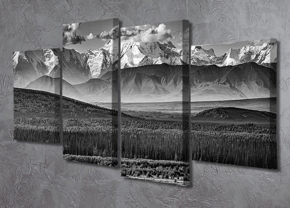 The Alaskan Range 4 Split Panel Canvas - Canvas Art Rocks - 2