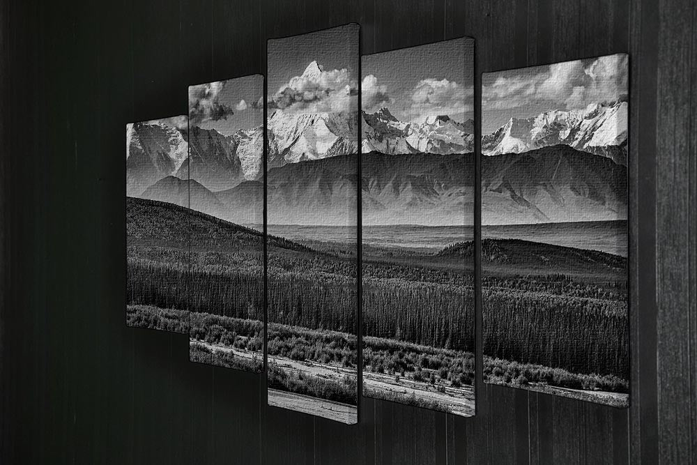 The Alaskan Range 5 Split Panel Canvas - Canvas Art Rocks - 2