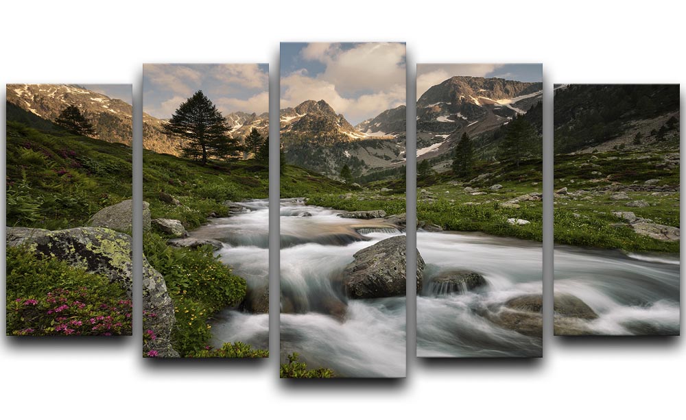 Maritime Alps Park 5 Split Panel Canvas - Canvas Art Rocks - 1