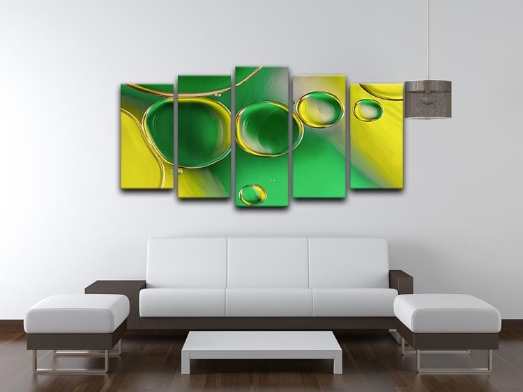 Oil And Water 2 5 Split Panel Canvas - Canvas Art Rocks - 3