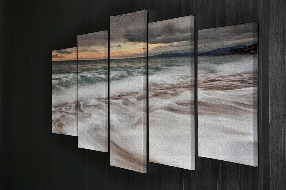 The Sea 5 Split Panel Canvas - Canvas Art Rocks - 2