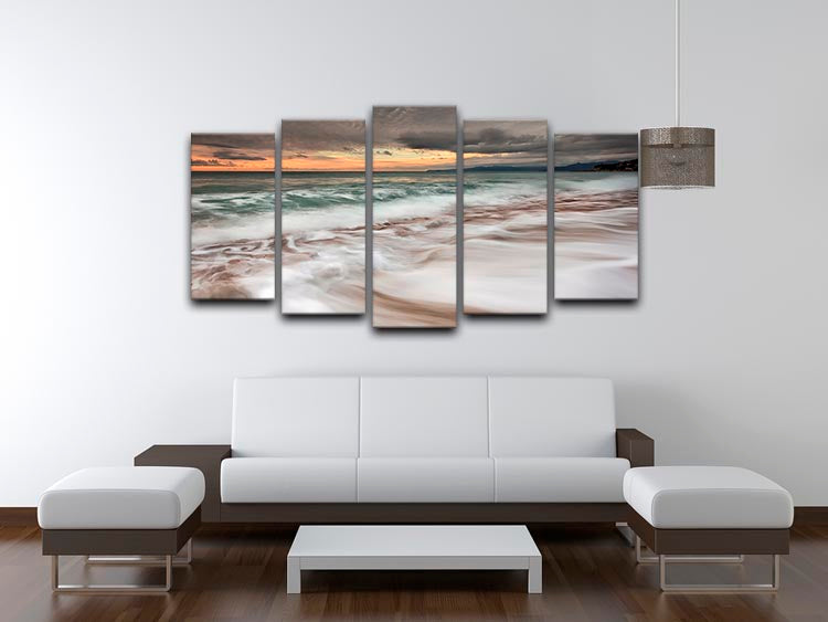The Sea 5 Split Panel Canvas - Canvas Art Rocks - 3