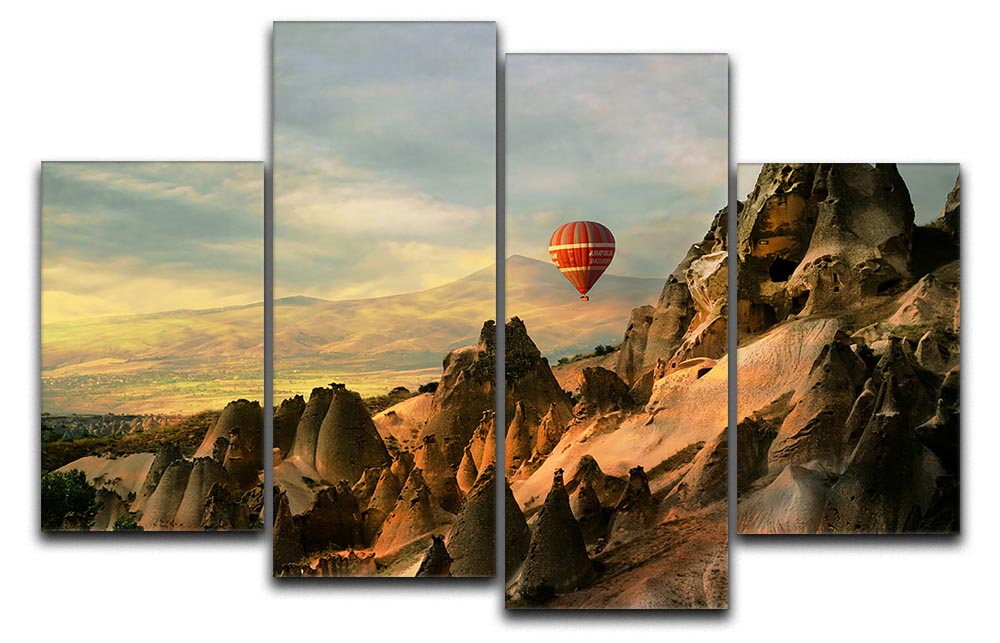 Cappadocia 4 Split Panel Canvas - 1x - 1