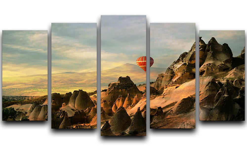 Cappadocia 5 Split Panel Canvas - 1x - 1