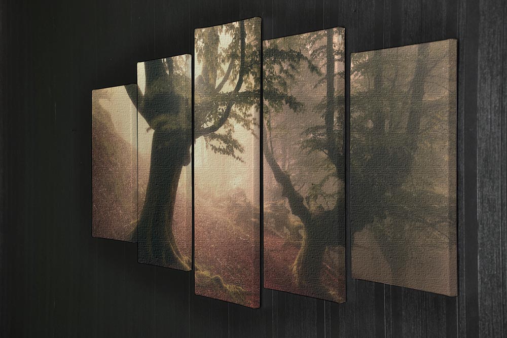 Fangorn Forest 5 Split Panel Canvas - Canvas Art Rocks - 2