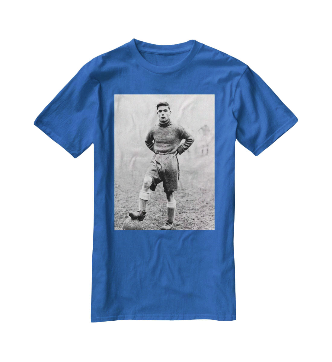 1930s Footballer T-Shirt - Canvas Art Rocks - 2