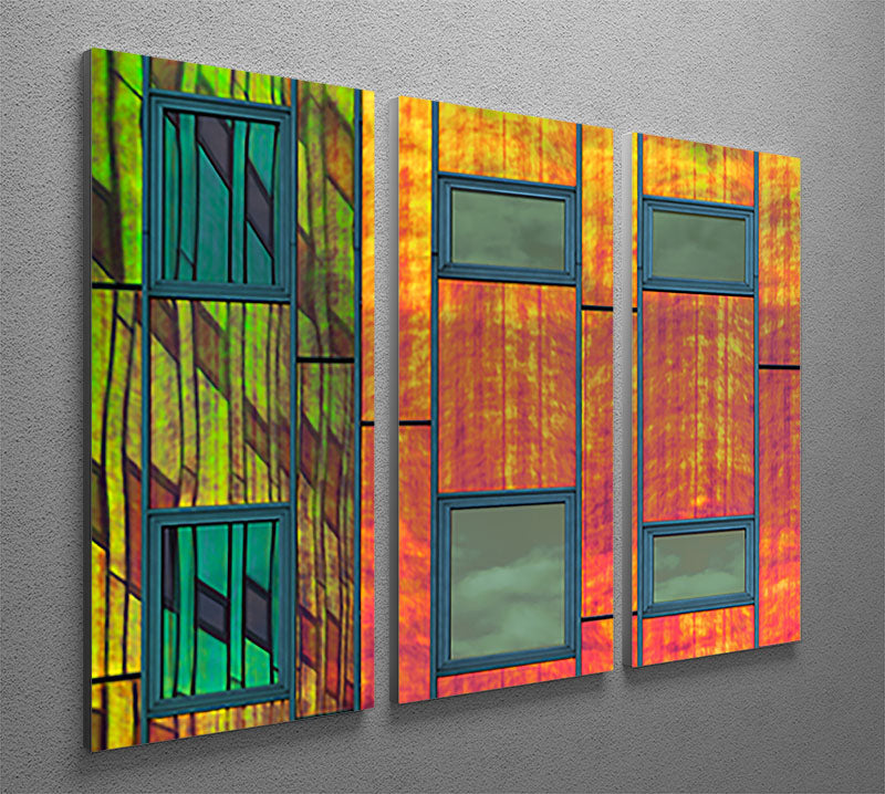 Colour Reflections 3 Split Panel Canvas Print - Canvas Art Rocks - 2