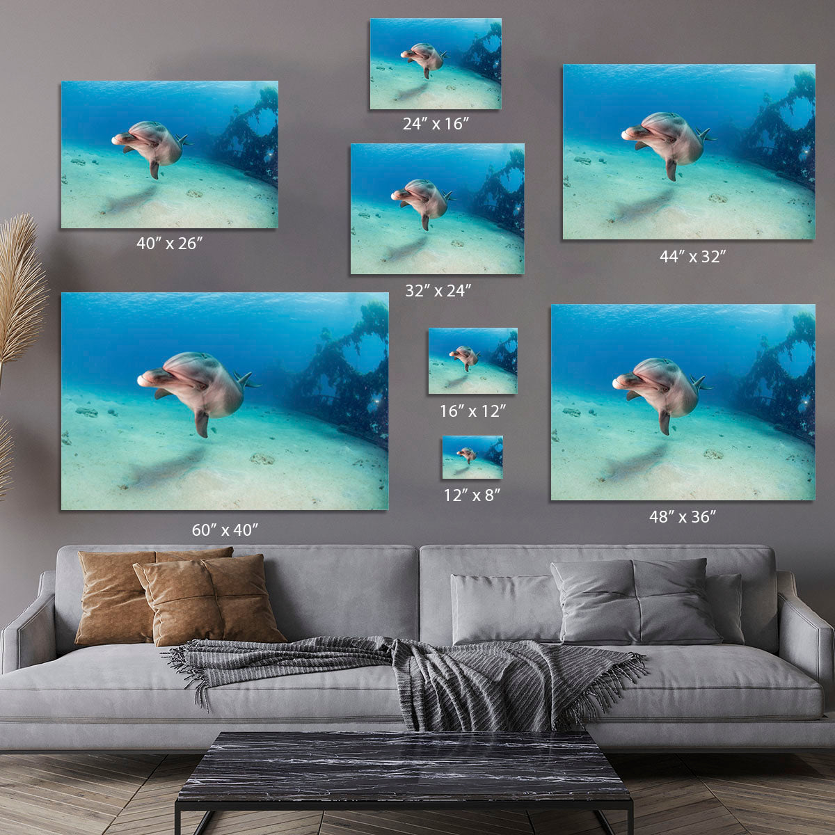 Dolphin Canvas Print or Poster - Canvas Art Rocks - 7