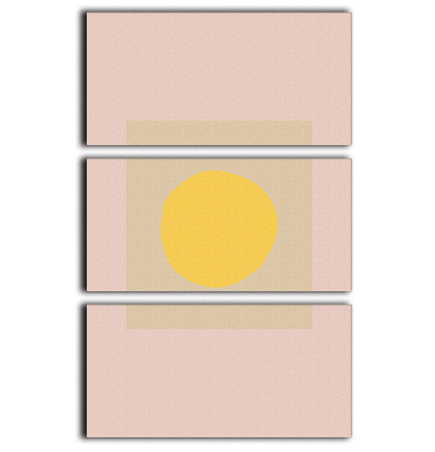 The Sun 3 Split Panel Canvas Print - Canvas Art Rocks - 1