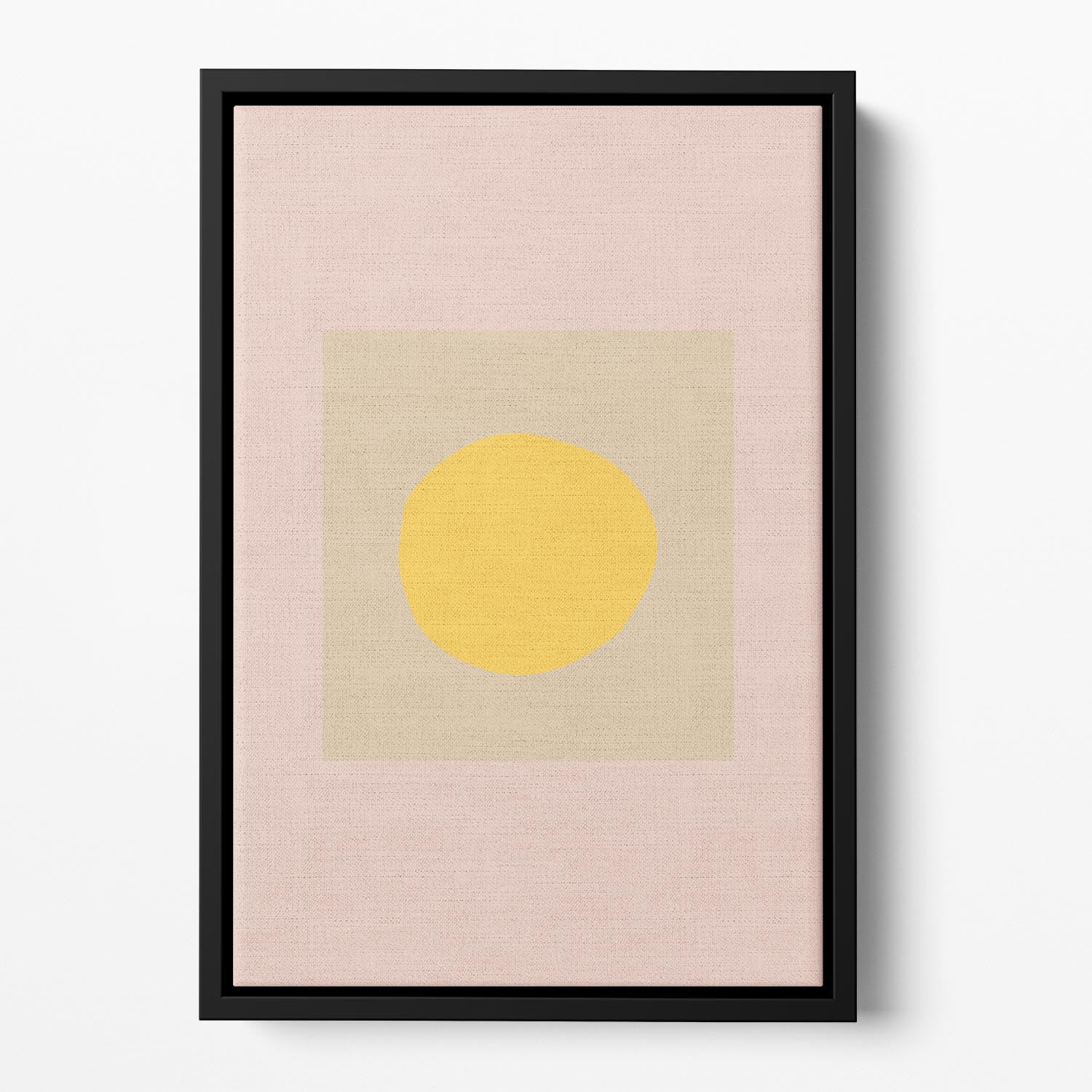 The Sun Floating Framed Canvas - Canvas Art Rocks - 2