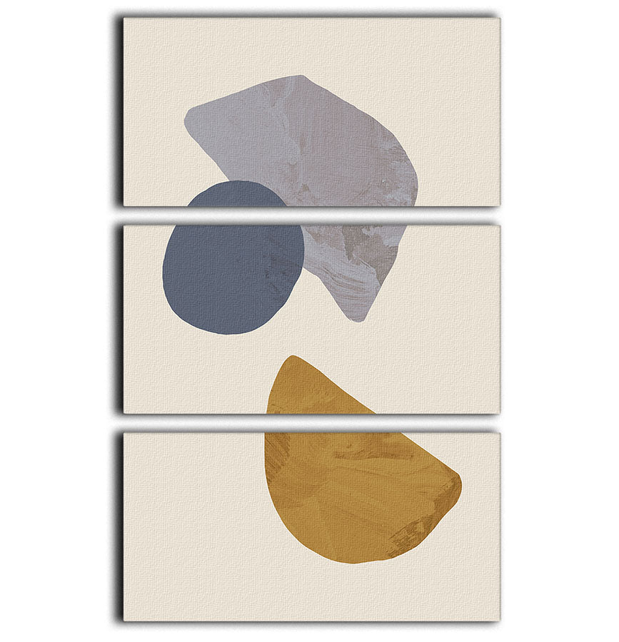 Collage 03 3 Split Panel Canvas Print - Canvas Art Rocks - 1