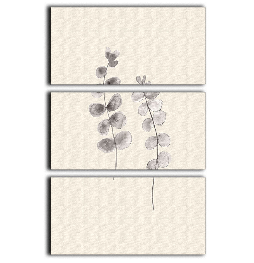Eucalyptus Twigs 3 Split Panel Canvas Print - Canvas Art Rocks - 1