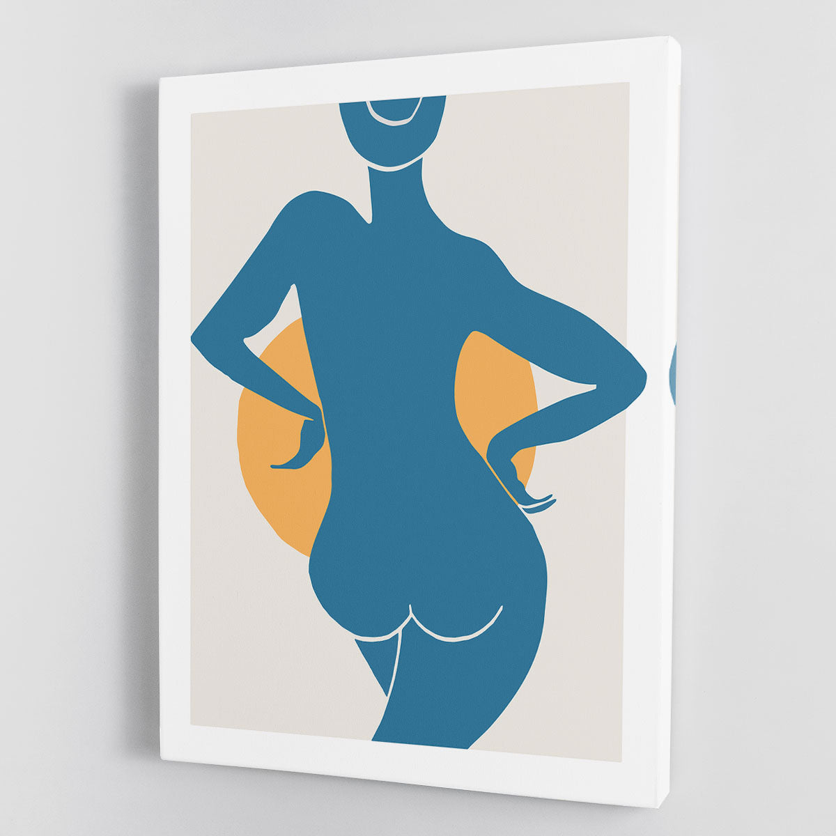 Blue Woman Canvas Print or Poster - Canvas Art Rocks - 1