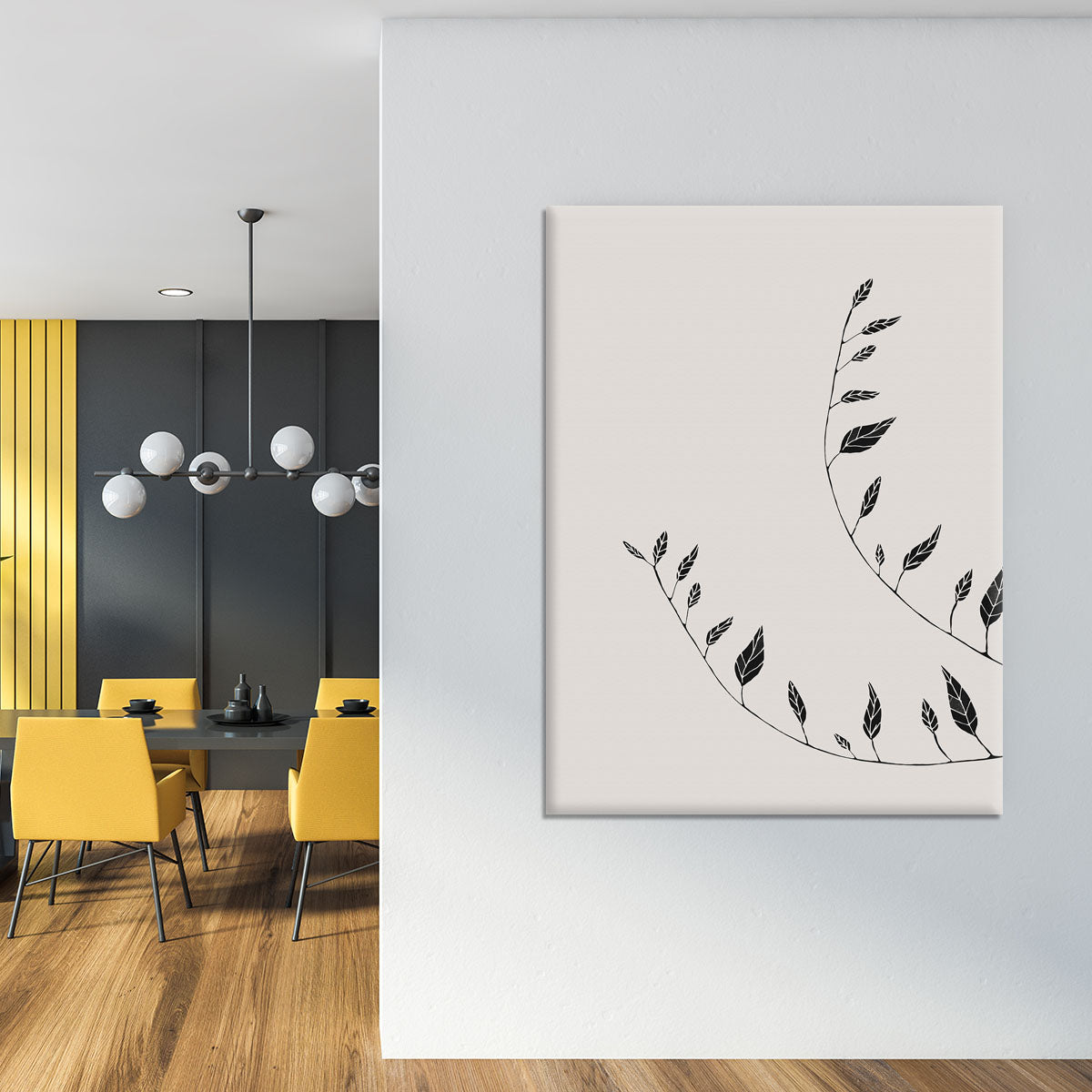 Wavy Branches Canvas Print or Poster - Canvas Art Rocks - 4