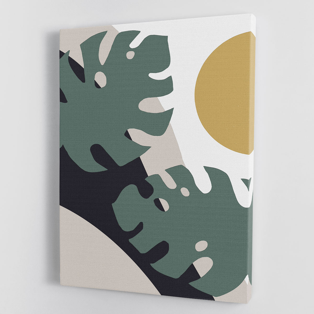 Monstera Cut Out 01 Canvas Print or Poster - Canvas Art Rocks - 1