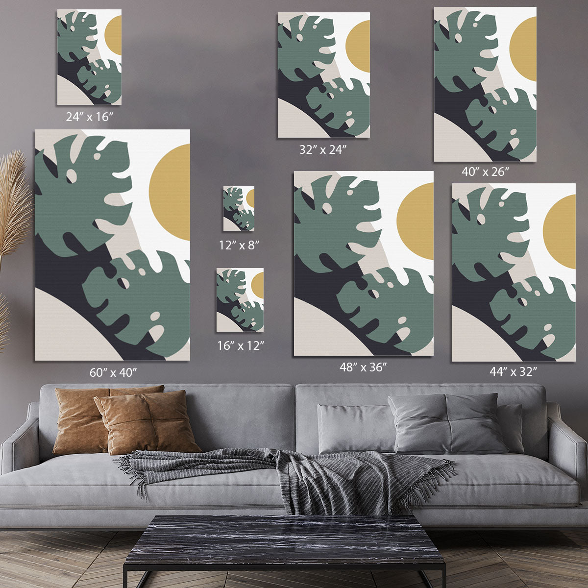 Monstera Cut Out 01 Canvas Print or Poster - Canvas Art Rocks - 7