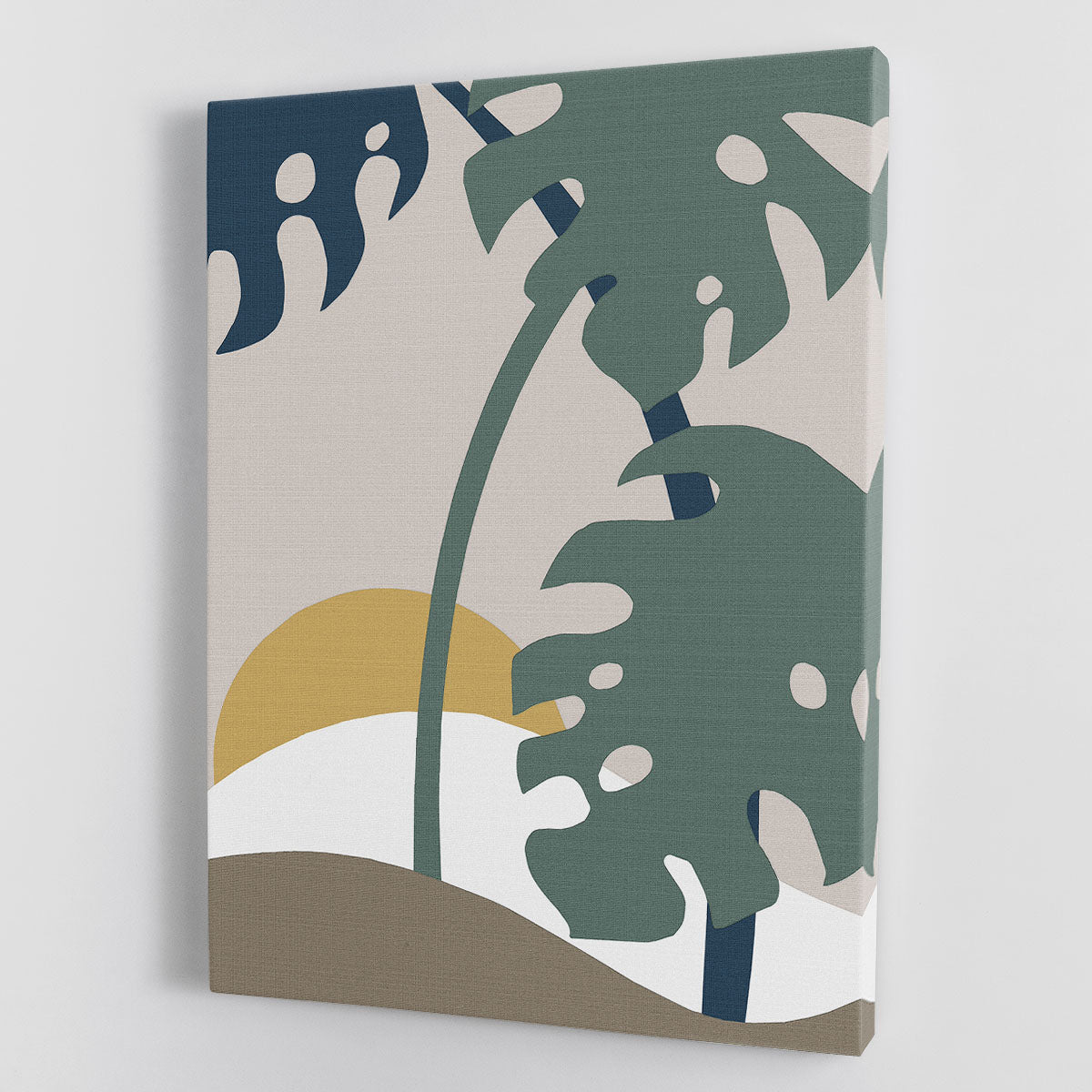 Monstera Cut Out 02 Canvas Print or Poster - Canvas Art Rocks - 1