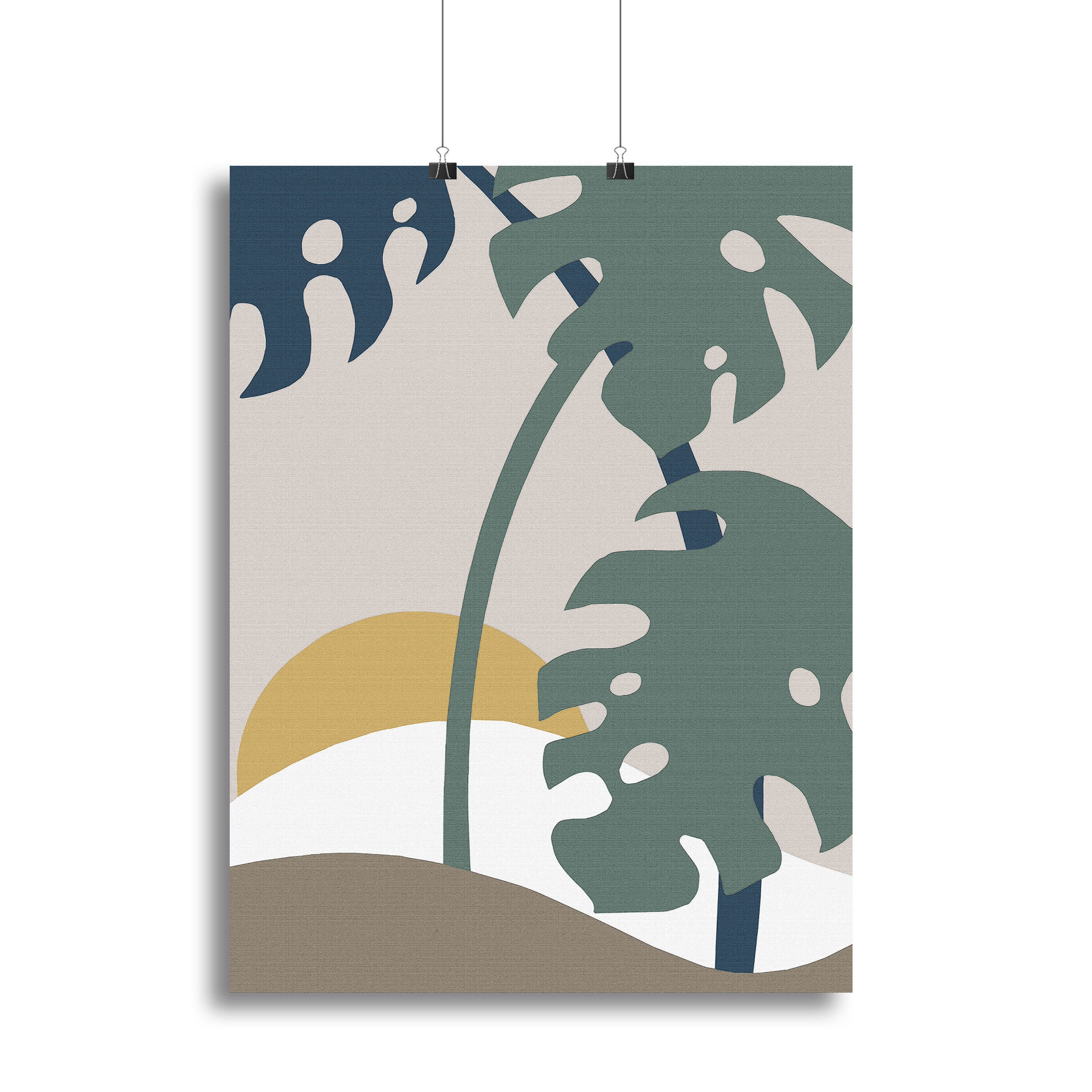 Monstera Cut Out 02 Canvas Print or Poster - Canvas Art Rocks - 2