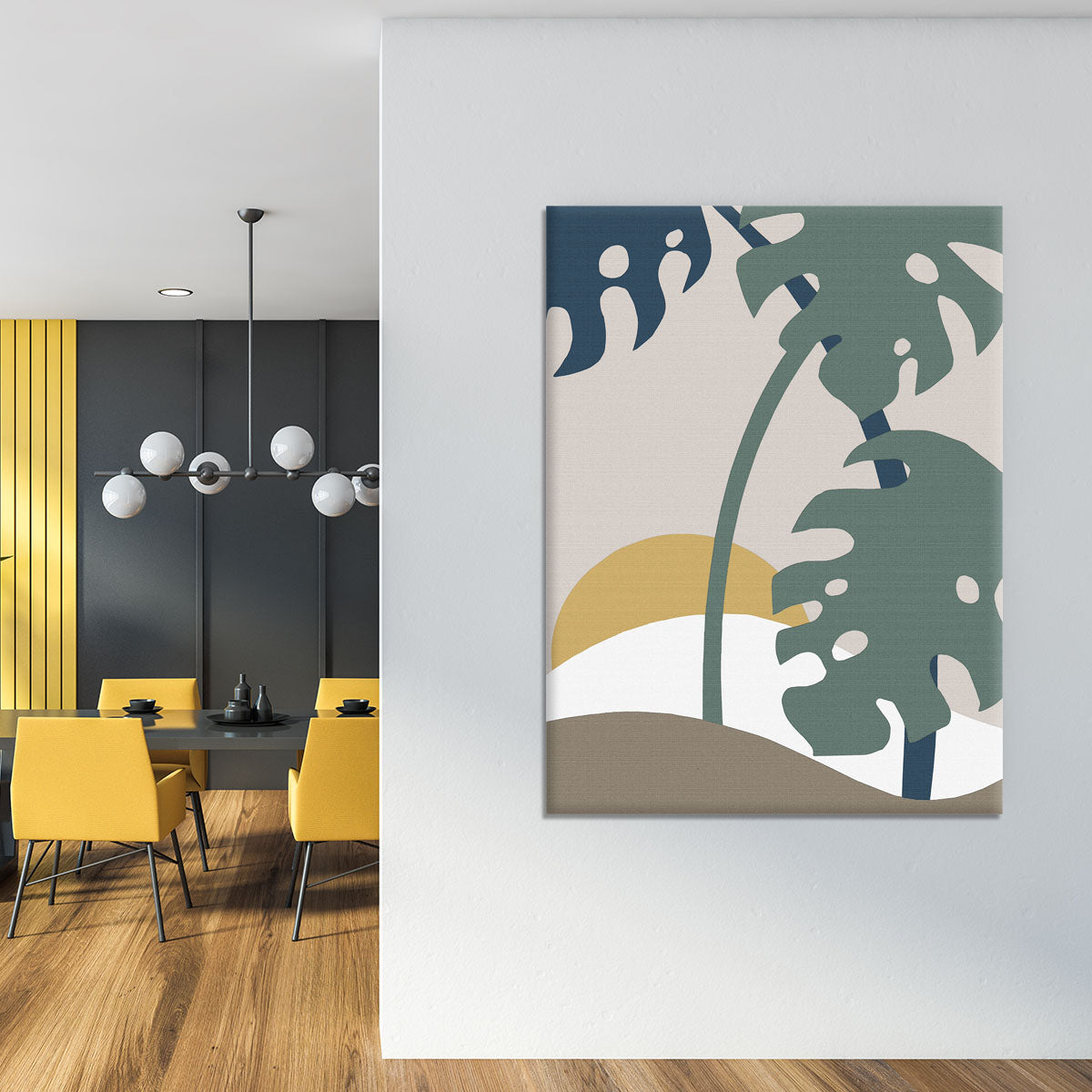 Monstera Cut Out 02 Canvas Print or Poster - Canvas Art Rocks - 4