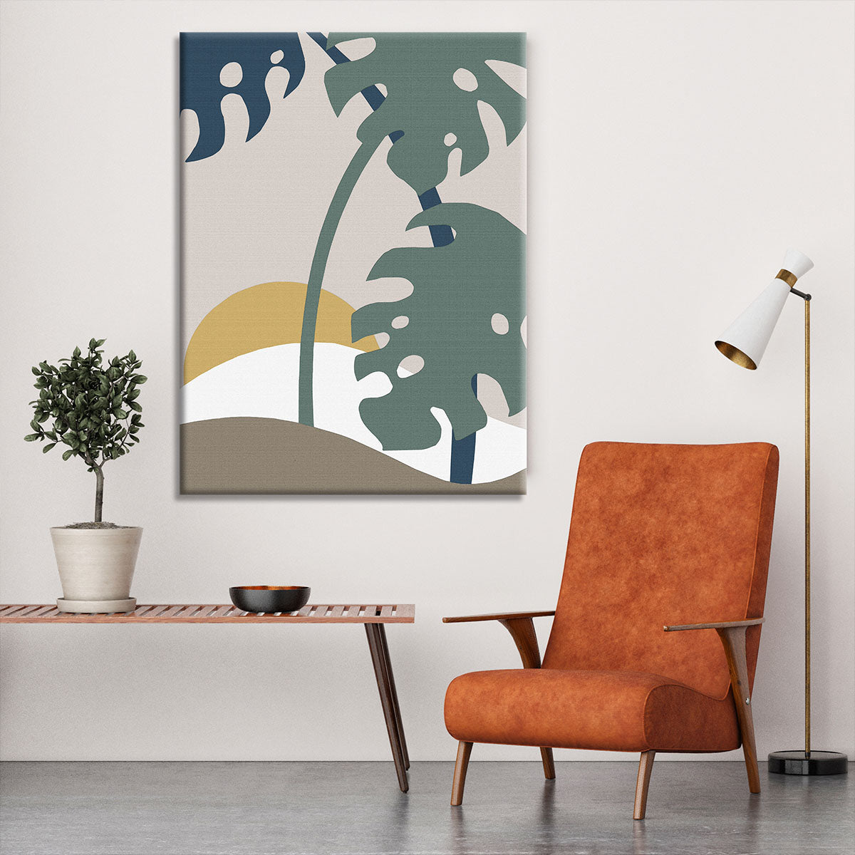 Monstera Cut Out 02 Canvas Print or Poster - Canvas Art Rocks - 6