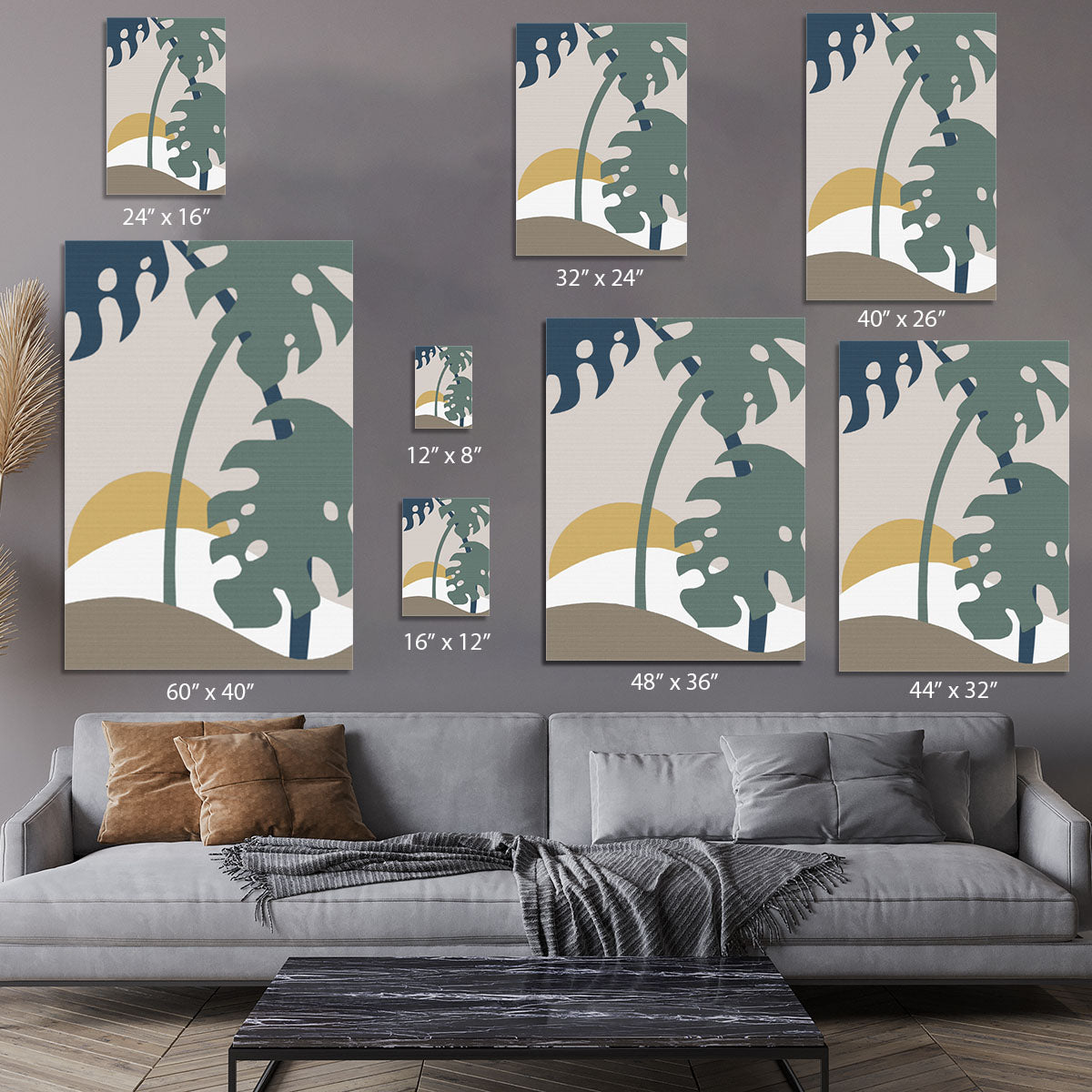 Monstera Cut Out 02 Canvas Print or Poster - Canvas Art Rocks - 7