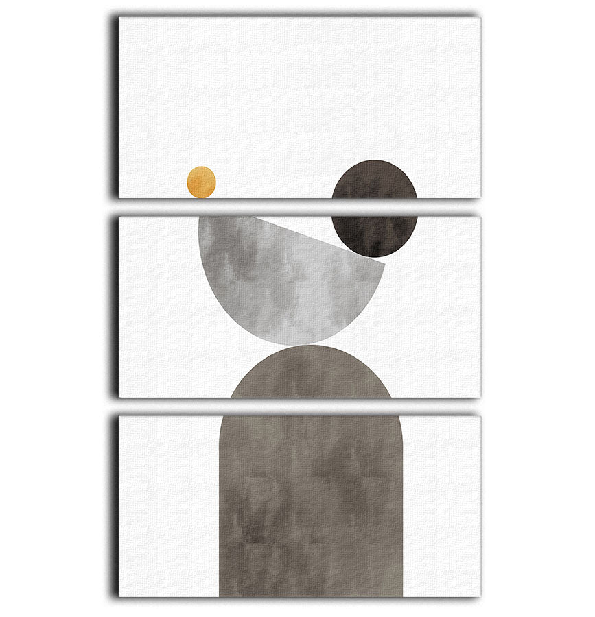 Balance 3 Split Panel Canvas Print - Canvas Art Rocks - 1