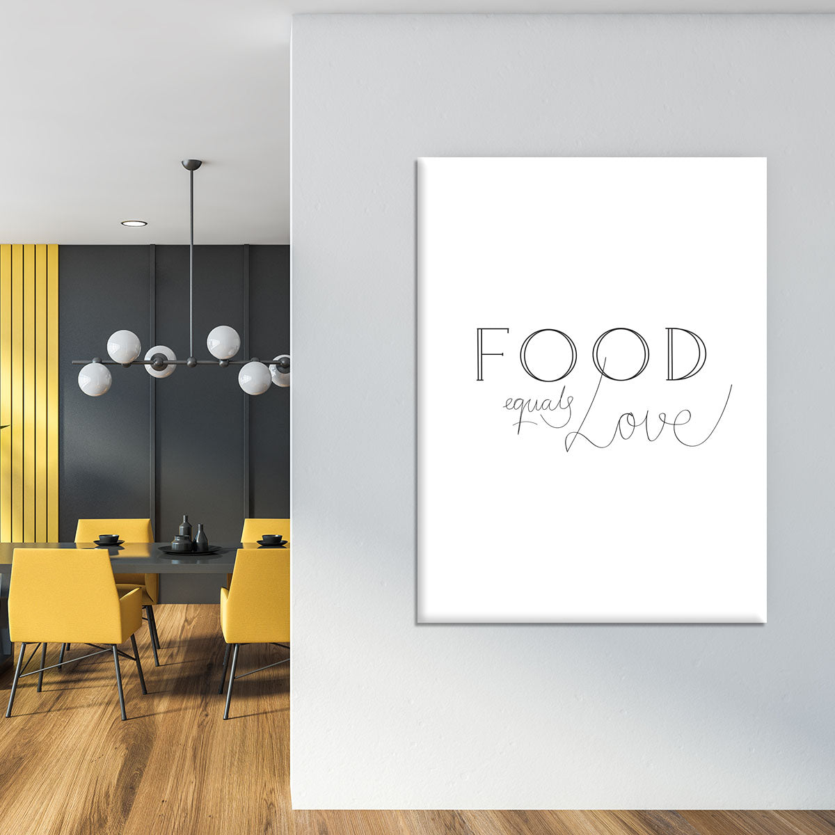 Food is Love Canvas Print or Poster - Canvas Art Rocks - 4