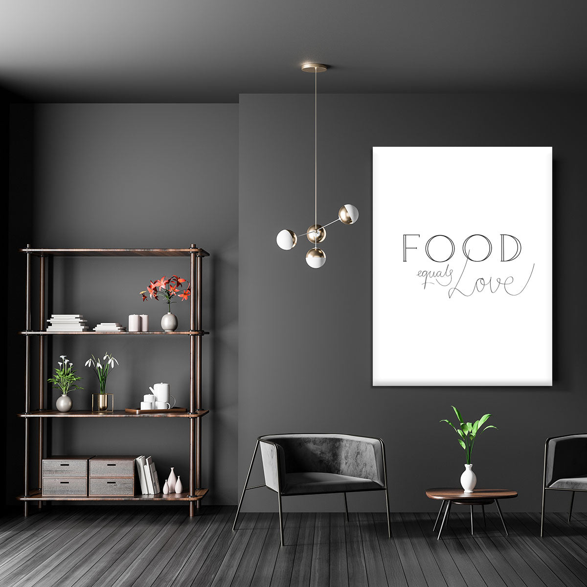 Food is Love Canvas Print or Poster - Canvas Art Rocks - 5