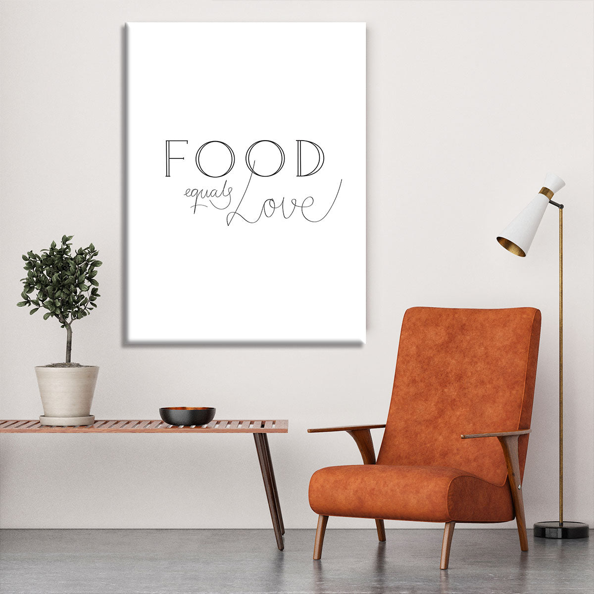 Food is Love Canvas Print or Poster - Canvas Art Rocks - 6