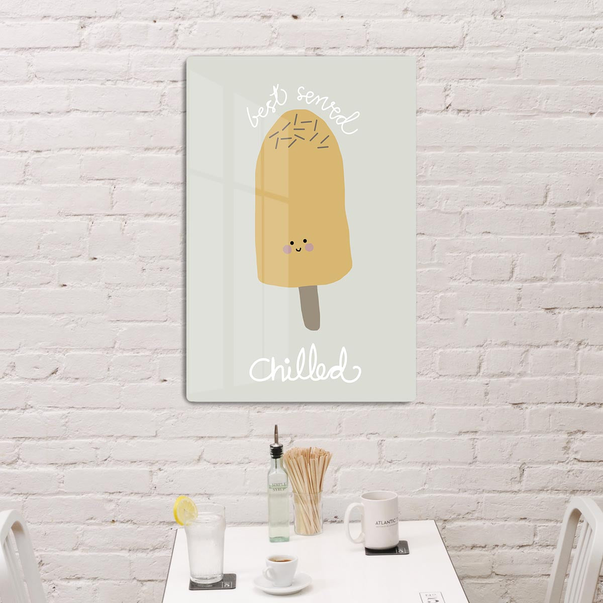 Chilled Ice Cream HD Metal Print - 1x - 2