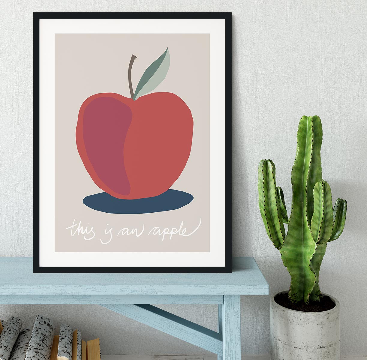 This is an Apple Framed Print - 1x - 1