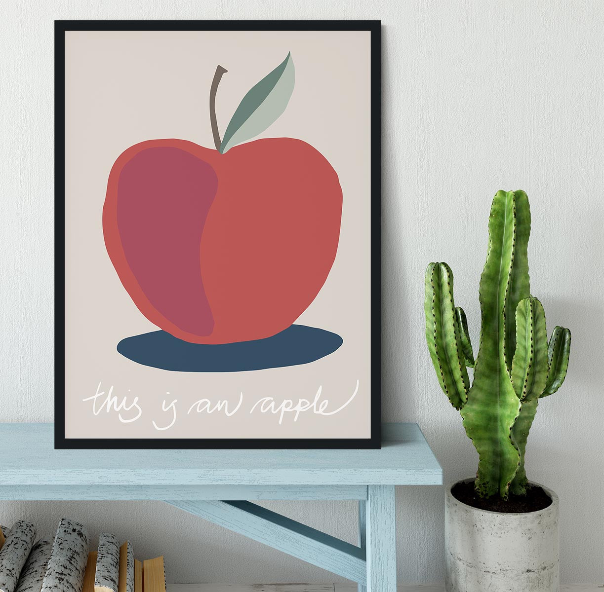 This is an Apple Framed Print - 1x - 2
