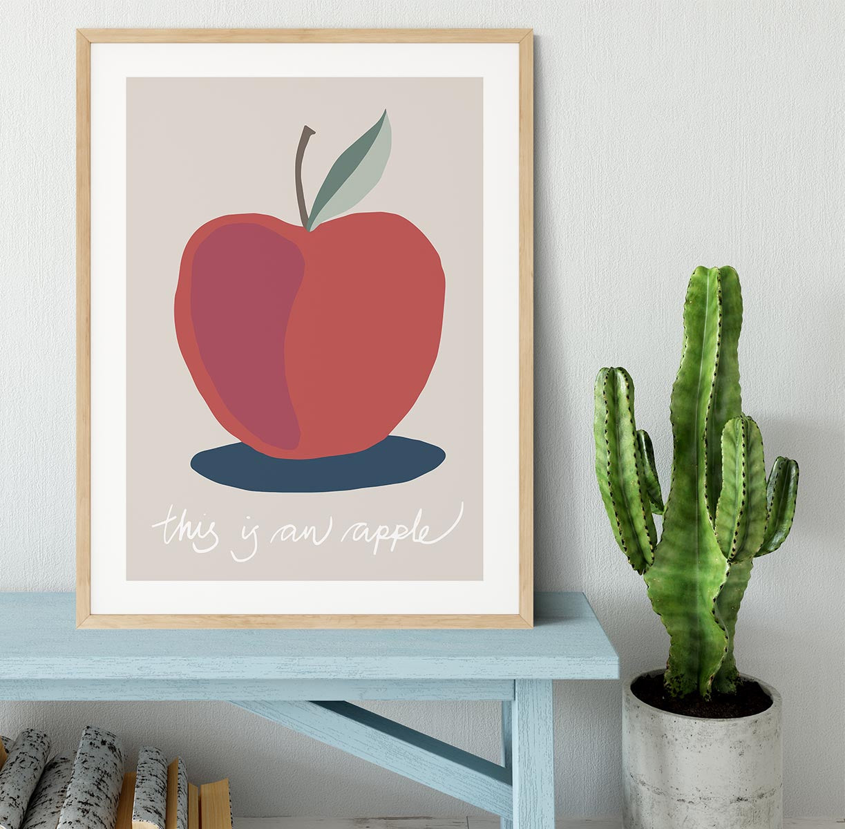 This is an Apple Framed Print - 1x - 3