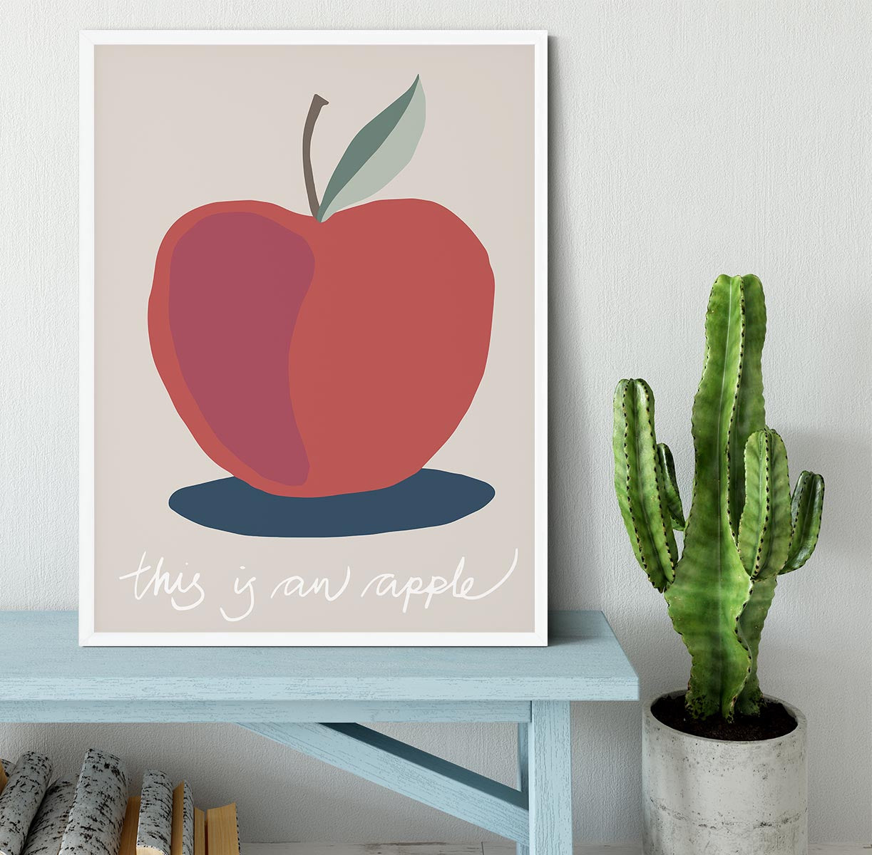 This is an Apple Framed Print - 1x -6
