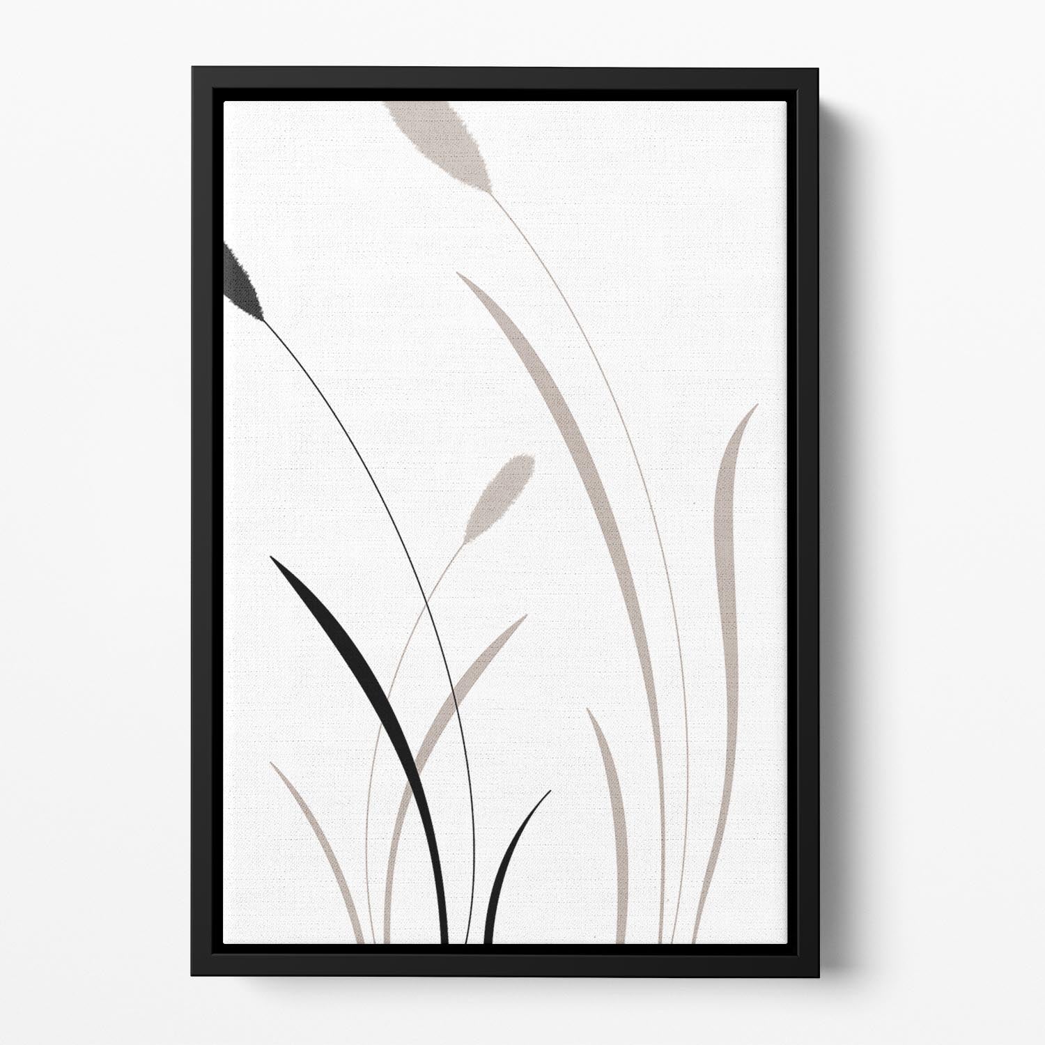 Bunny Grass 02 Floating Framed Canvas - Canvas Art Rocks - 2