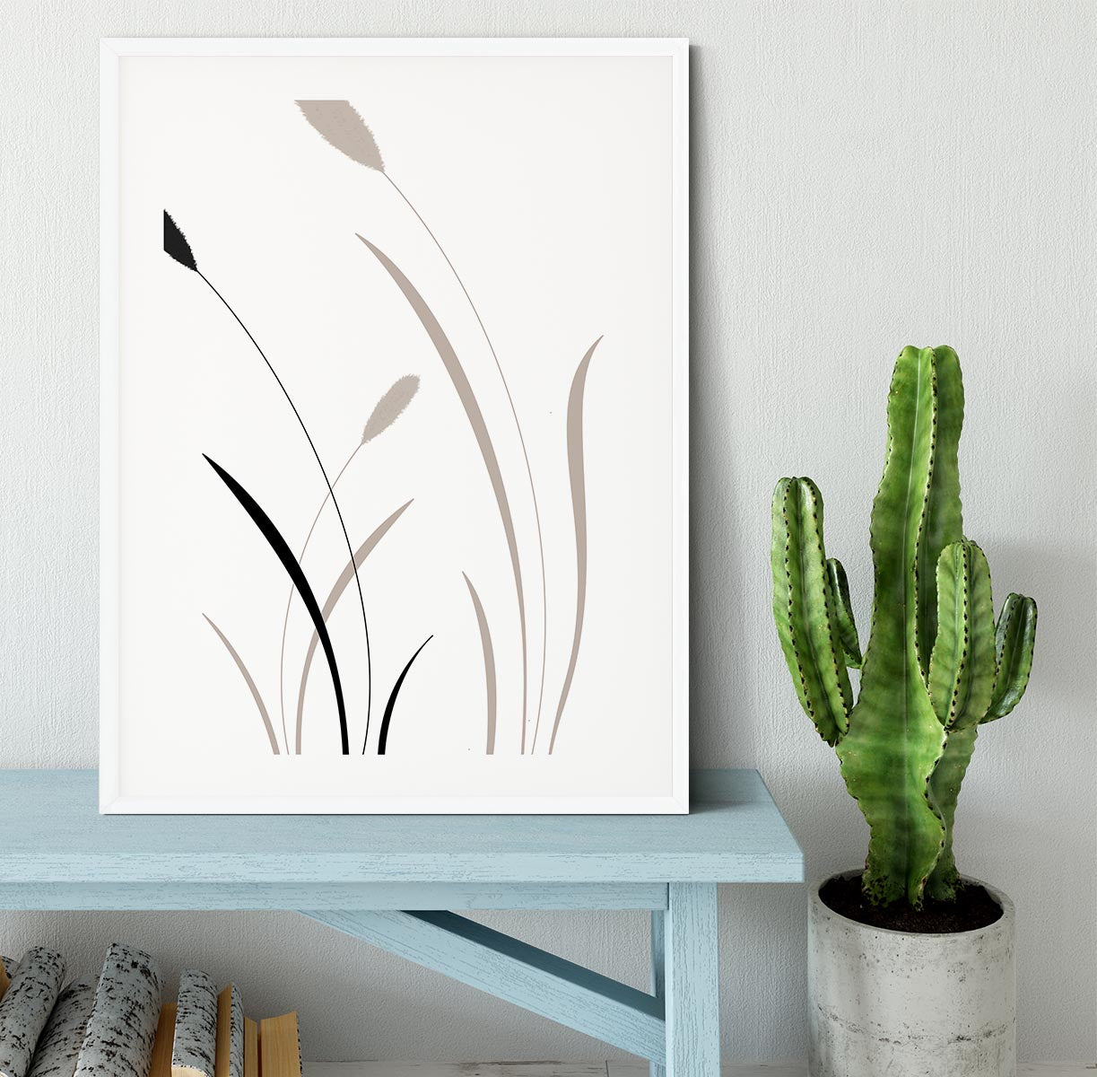 Bunny Grass 02 Framed Print - Canvas Art Rocks - 5