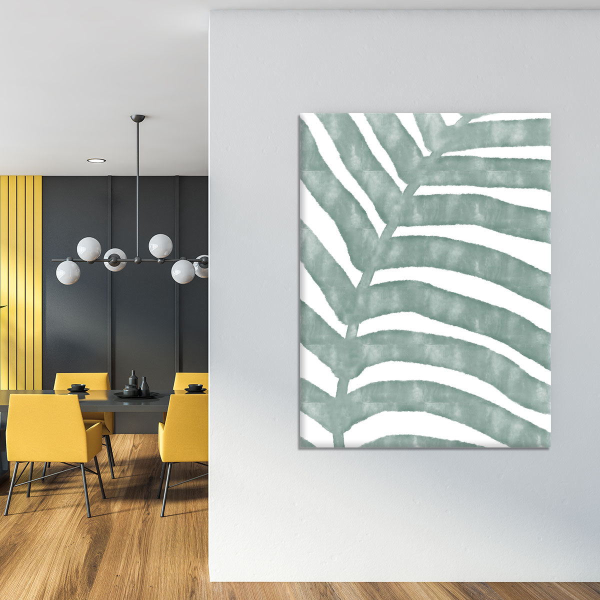 Palm Stripes Canvas Print or Poster - Canvas Art Rocks - 4