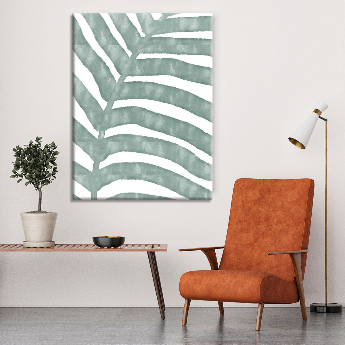 Palm Stripes Canvas Print or Poster - Canvas Art Rocks - 6