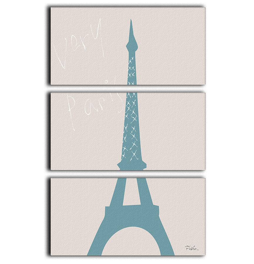 Very Paris 3 Split Panel Canvas Print - 1x - 1