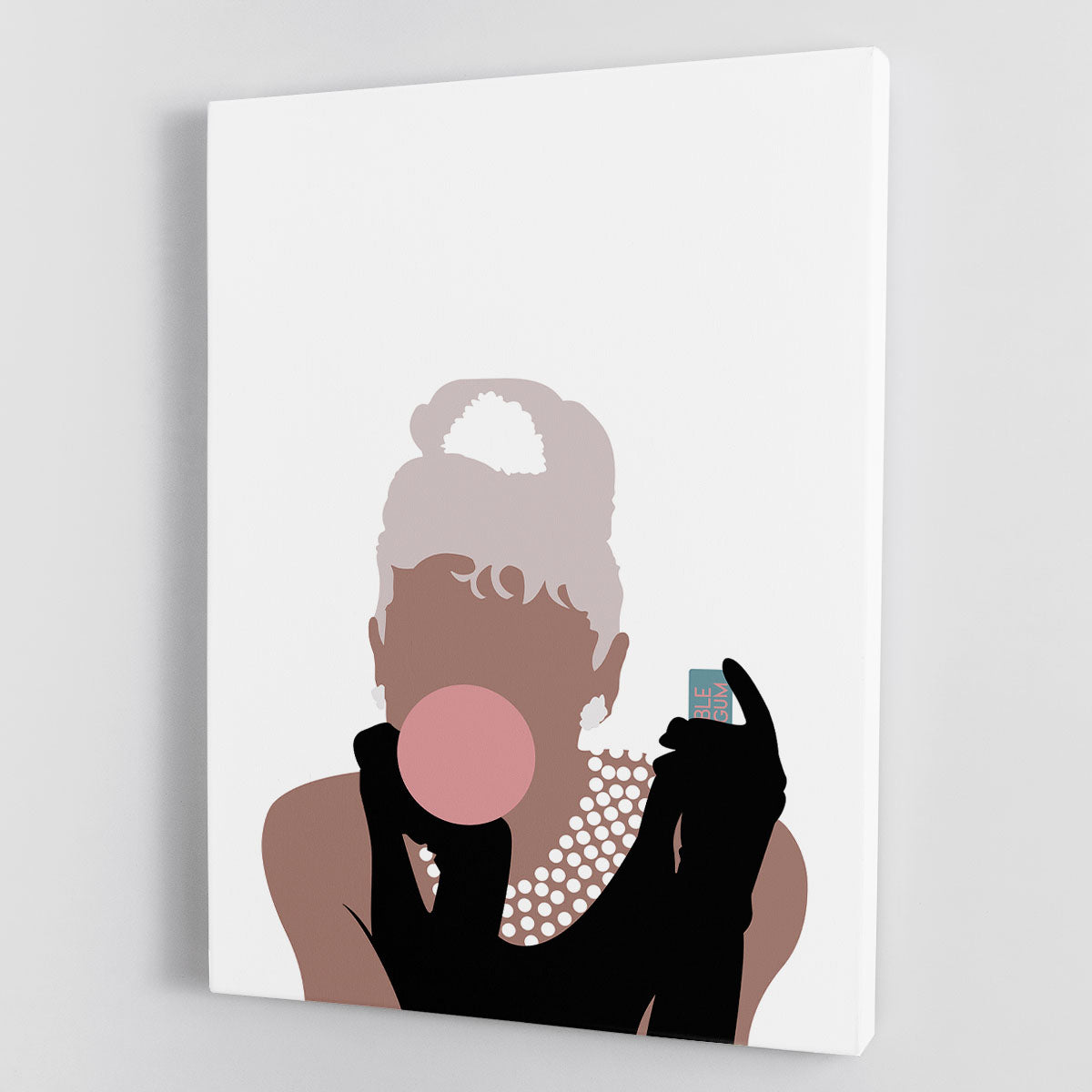 Bubblegum Girl Canvas Print or Poster - Canvas Art Rocks - 1