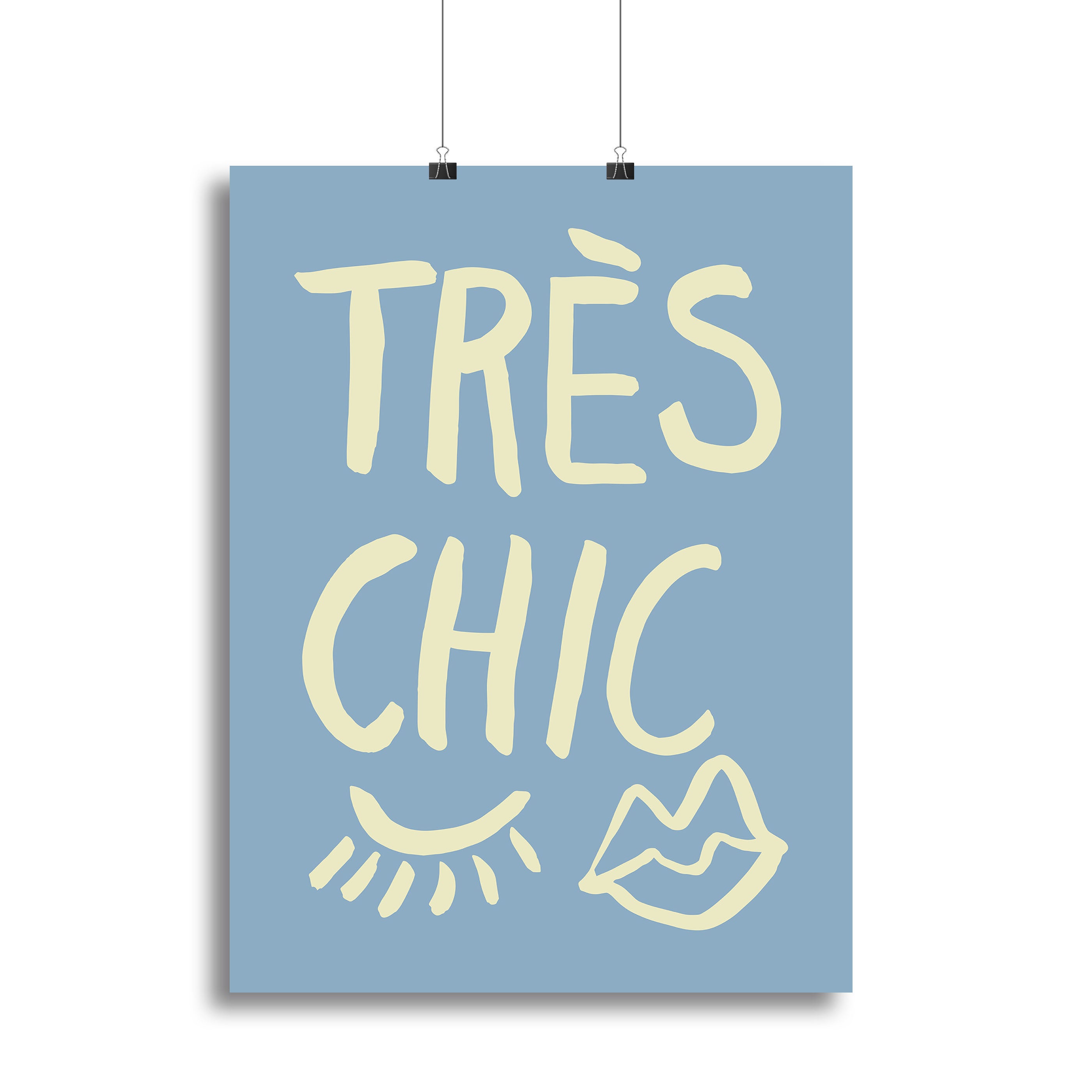 TrAus Chic Blue Canvas Print or Poster - Canvas Art Rocks - 2