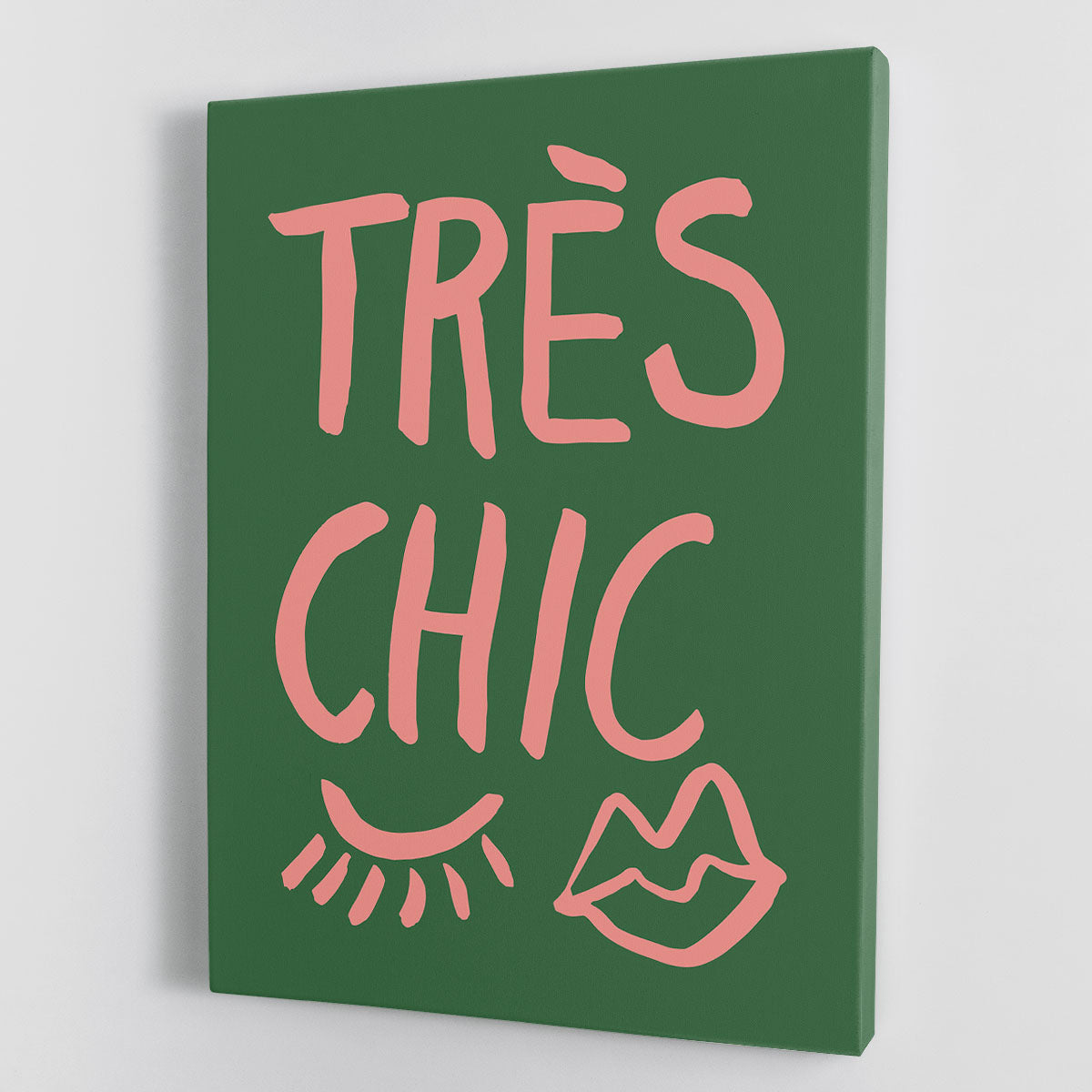 TrAus Chic Green Canvas Print or Poster - Canvas Art Rocks - 1