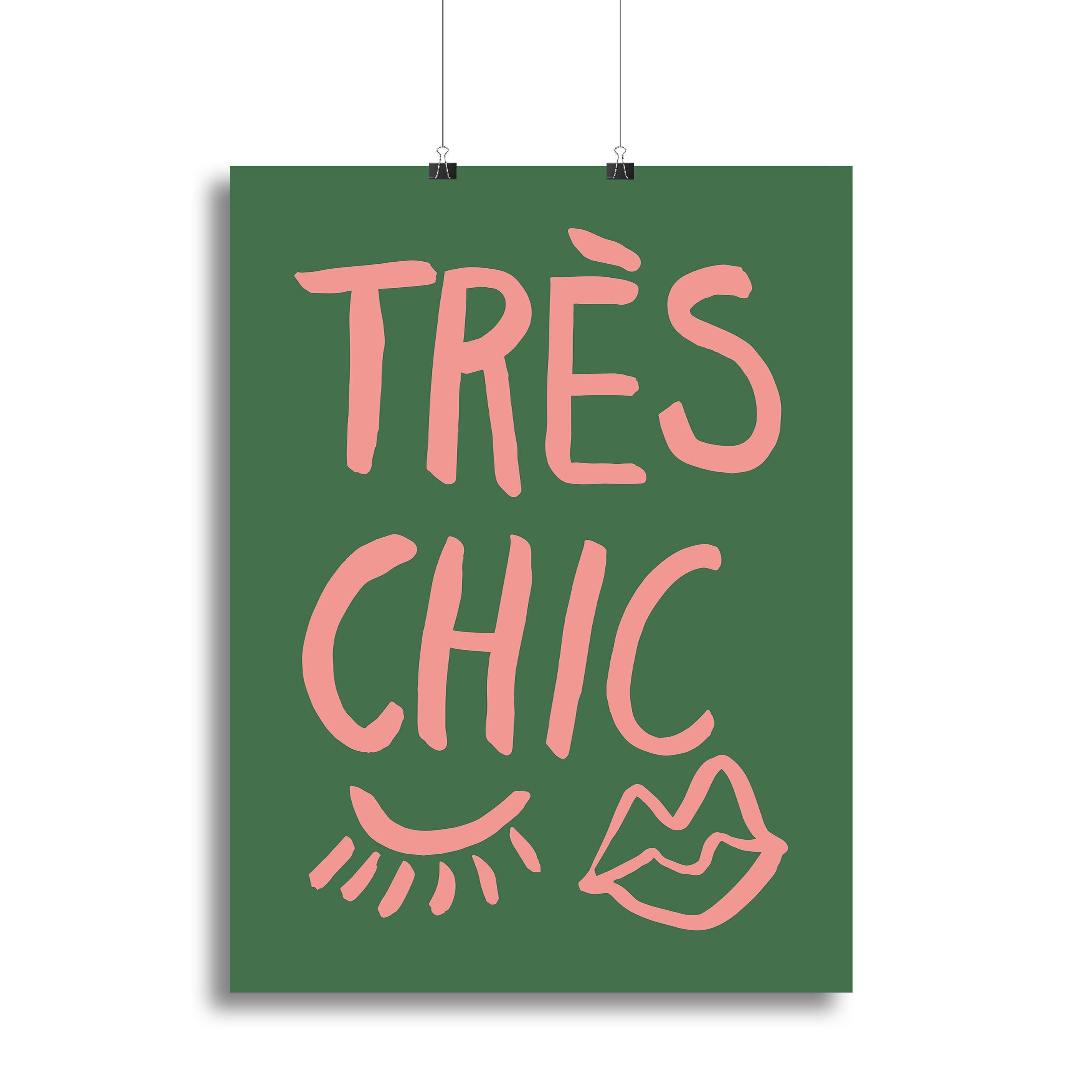 TrAus Chic Green Canvas Print or Poster - Canvas Art Rocks - 2