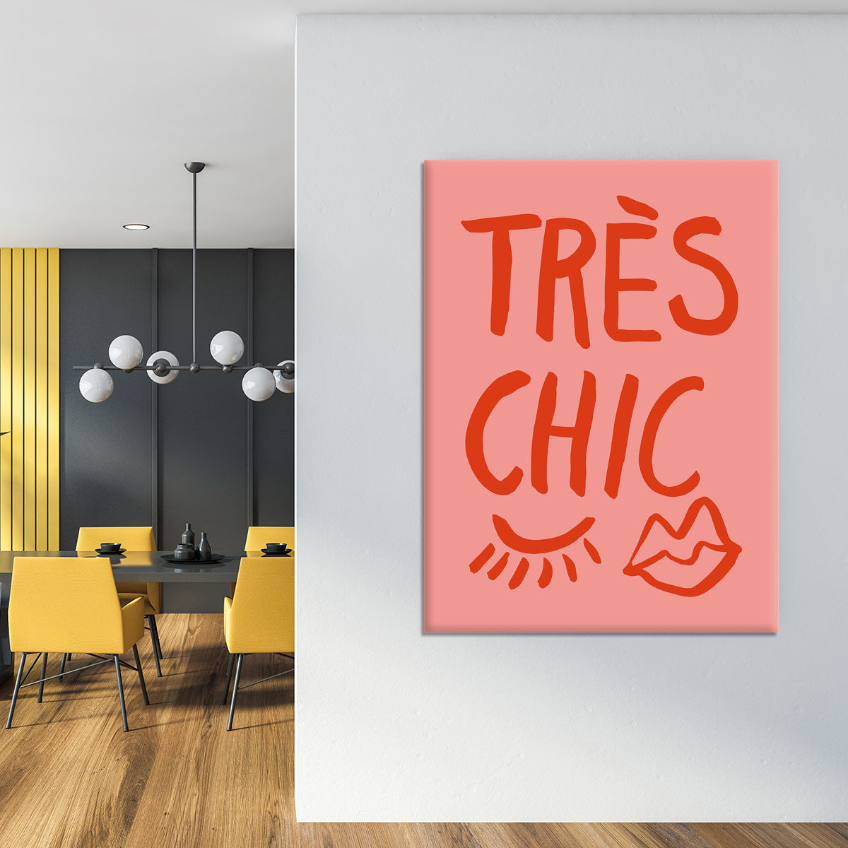 TrAus Chic Pink Canvas Print or Poster - Canvas Art Rocks - 4