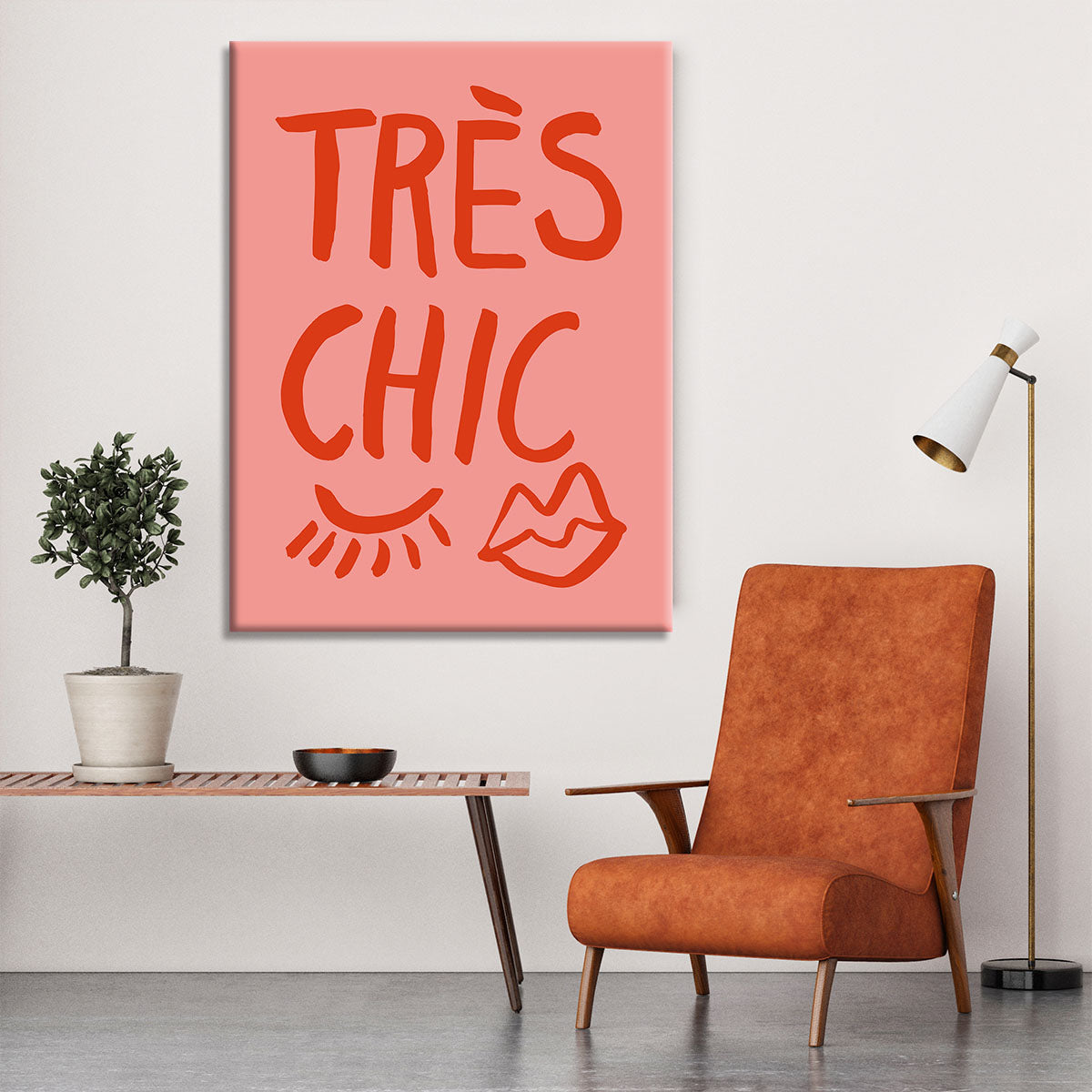TrAus Chic Pink Canvas Print or Poster - Canvas Art Rocks - 6