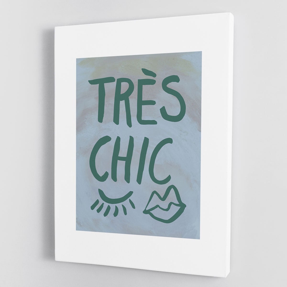 TrAus Chic Blue Frame Canvas Print or Poster - Canvas Art Rocks - 1