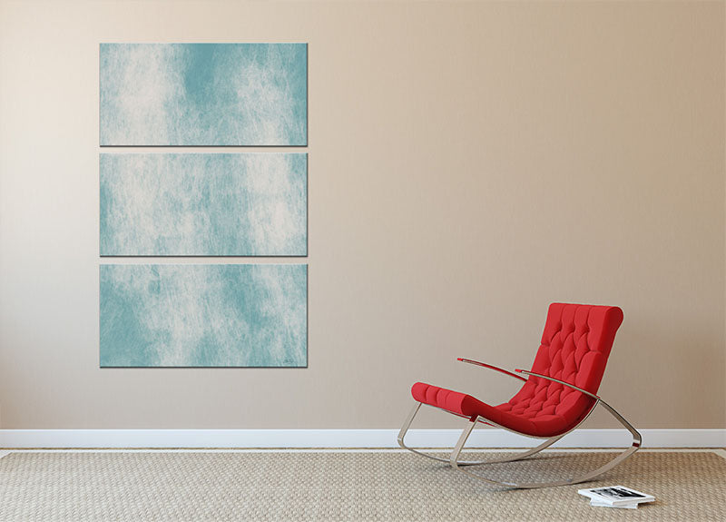 Abstract Sea 3 Split Panel Canvas Print - 1x - 2