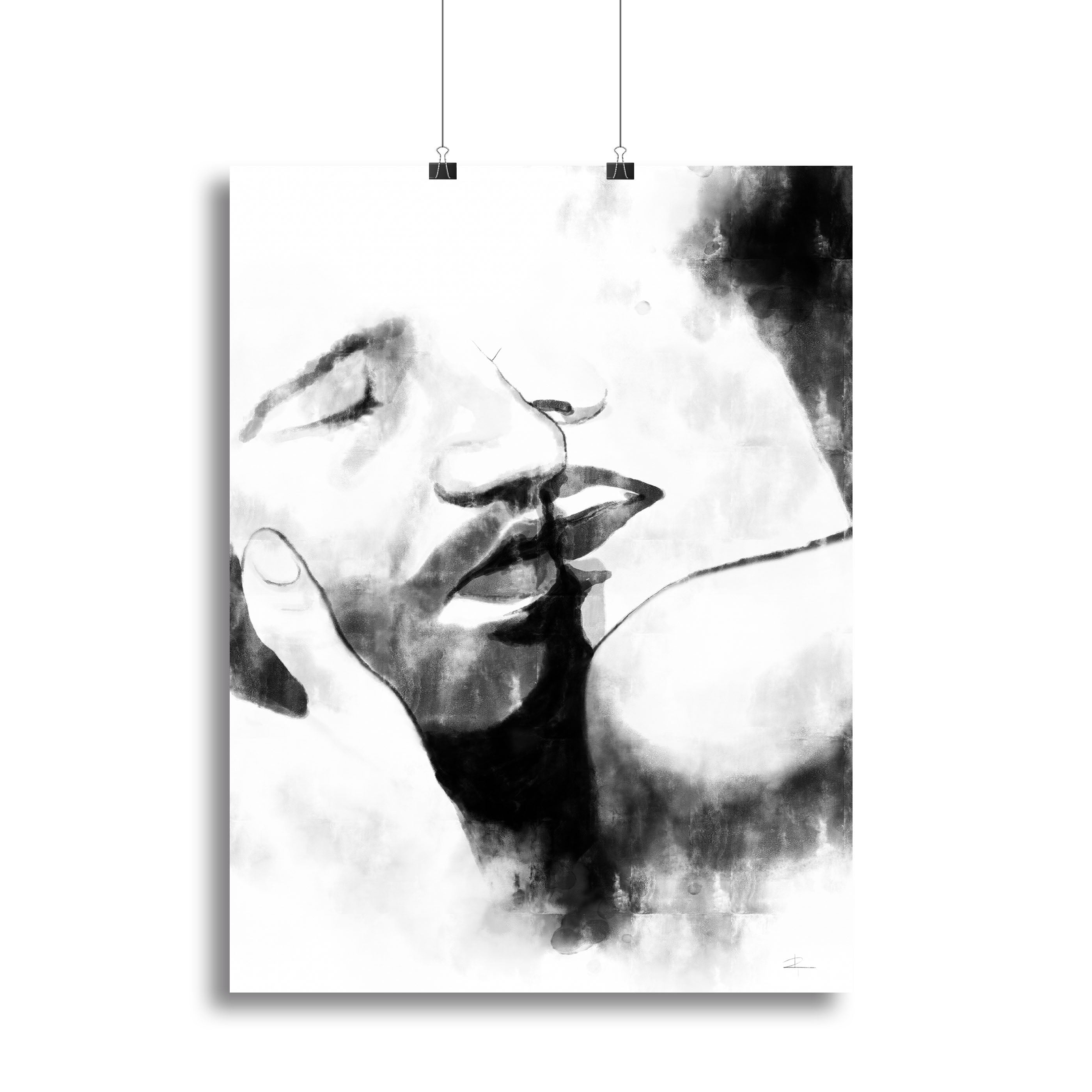 Kiss Close Canvas Print or Poster - Canvas Art Rocks - 2